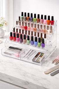 Mejora tu Rutina de Cuidado de Uñas con este Moderno y Lujoso Soporte Personalizable para Esmaltes de Uñas Acrílicos que Mantiene tus Esmaltes Favoritos Organizados - Product Image 6