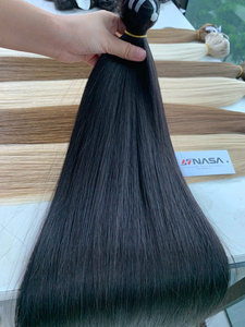 ต่อผมเวอร์จินแท้ 100% จากเวียดนาม คุณภาพสูง สีดำธรรมชาติ เกรดซุปเปอร์ดับเบิ้ลดรอน ราคาโรงงาน - Product Image 6