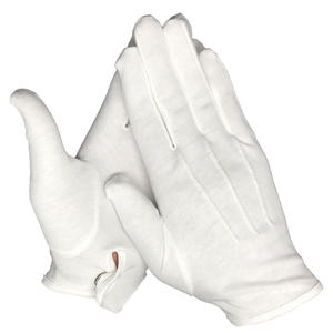 Guantes de Algodón Blancos Personalizados para Desfiles y Ceremonias, con Cierre a Presión, para Guardia de Honor - Product Image 3