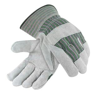 Guantes de Trabajo de Cuero Vacuno Reforzado JNM SAFETY de Canadá, Certificados CE, con Forro Polar y Protección Antivibración - Product Image 3