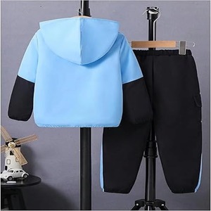 Conjunto Deportivo de Algodón Estampado para Hombre con Cuello con Capucha, Cortavientos y Transpirable para Invierno - Product Image 3