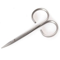 Ciseaux de manucure/pédicure en acier inoxydable à lame droite, dernier design 2026, pour soins des ongles, usage professionnel en salon de beauté