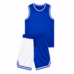 Ensemble short et maillot de basket personnalisé, noir et rouge, sans manches, uniforme sportif pour hommes et garçons, vêtements d'équipe, fabricant en gros - Product Image 1
