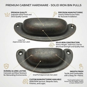 <b>French</b> Design Polished Hardware Other Material Pull Knob for Furniture Cabinet <b>Door</b> and Kitchen Bin Cup <b>Handles</b> - Product Image 1