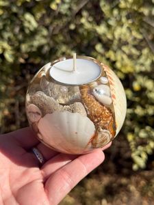 Exclusive <b>Resin</b> Candle Holder Premium Decorative Craft For Office Display Luxury Interior And Event Decor - Product Image 5