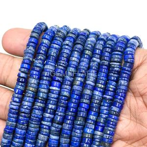 5-6MM Natural Lapis Lazuli Heishi <b>Beads</b> Lapis Lazuli Flat Disc Smooth Gemstone <b>Beads</b> Lapis <b>Beads</b> For Jewelry Making Supplies - Product Image 4