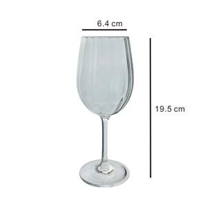 Copas de vino de plástico personalizadas, irrompibles, con diseño acanalado. - Product Image 3