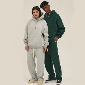 ชุดวอร์มผ้าฟลีซถักมีฮู้ดและกางเกงวอร์มพิมพ์ลาย - Product Image 4