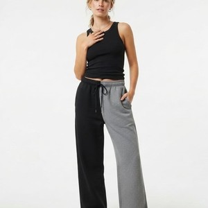 New Wholesale Ladies Casual <b>Trouser</b> Woman Clothes Two Tone Pant Women High Waisted <b>Trousers</b> <b>Pocket</b> Solid Color Jogger For Women - Product Image 1