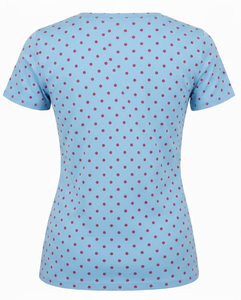 Camisetas de Punto Sublimadas con Cuello en V para Mujer - Product Image 2