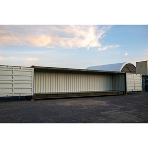 Contenedor de Envío de 40 pies con Lateral Abierto, de Calidad de Exportación, Unidad de Almacenamiento de Carga Duradera para Comercio Internacional y Logística Global - Product Image 1