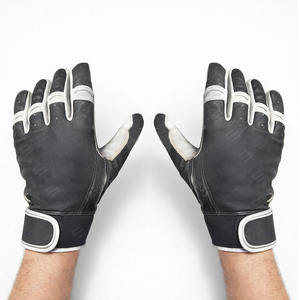 Guantes de béisbol profesionales de cuero genuino suaves y duraderos de alta Calidad para Jóvenes y Adultos para bateo de Softbol - Product Image 2