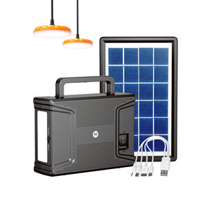 Kits d'éclairage solaire d'urgence DP, mini centrale électrique avec ampoules, panneaux solaires pour la maison et l'extérieur - Product Image 1