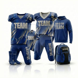 Uniformes Profesionales de Fútbol Americano, Pantalones Cortos 100% Poliéster, Antibacterianos, Transpirables, de Secado Rápido, Ropa Deportiva Personalizada para Equipos - Product Image 1