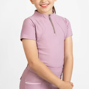 Vêtements de base pour l'équitation pour enfants en tissu doux, respirants et confortables, de haute qualité, pour l'entraînement - Product Image 1