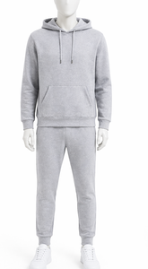 Conjunto Deportivo de Invierno Personalizado, Transpirable, con Capucha, de Algodón para Hombre, Conjunto de 2 Piezas, Pantalones y Sudadera con Capucha - Product Image 6