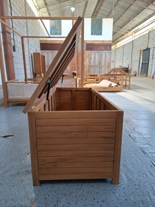 Coffre de rangement extérieur en bois de teck, coffre en bois, meuble de jardin, patio, hôtel, villa, resort, fabricant de meubles en Indonésie - Product Image 6