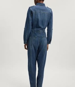 Women's <b>Wide</b> <b>Leg</b> Denim <b>Jumpsuit</b> Trendy Jean One Piece Casual Streetwear Wholesale Manufacturer Playsuit Overalls Trousers Jeans - Product Image 2
