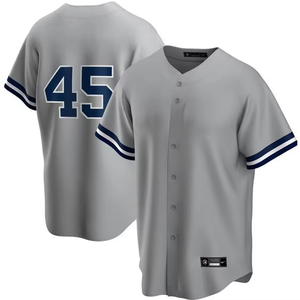 Maillot de baseball vierge uni à transfert thermique en gros, maillots de baseball personnalisés respirants 100 % polyester, maillot de softball - Product Image 1