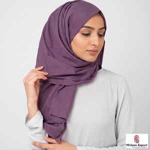 Custom Chiffon Scarf Hijab <b>Silk</b> Feel <b>Head</b> <b>Wrap</b> Shawl OEM ODM Private Label Fashion Textile Manufacturer - Product Image 1