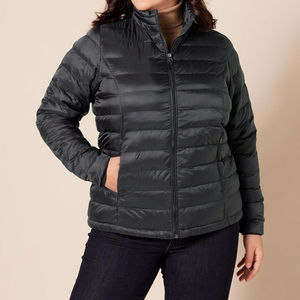 Custom Shiny Quilted Hooded Waterproof Puffer <b>Jacket</b> with Thick Cotton Filling <b>Jacket</b> for Women Winter - Product Image 3