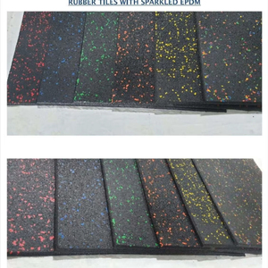 กระเบื้องยางปูพื้นยิม UNISHIELD PRO Premium 30 มม. สีดำ SBR ยืดหยุ่น เป็นมิตรกับสิ่งแวดล้อม - Product Image 1