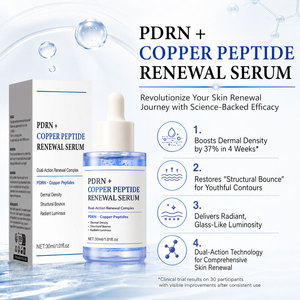 PDRN Copper Peptide High Quality Sulfate-Free Renewal <b>Serum</b> 30mL <b>Face</b> Anti-Aging with Dual-Action Complex for Women - Product Image 4