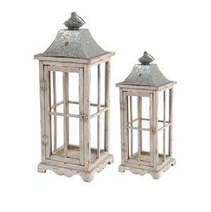 Lanterne à bougie en bois, pièce décorative pour l'ambiance de la maison, cheminée, centre de table, décoration de mariage et de fêtes - Product Image 2