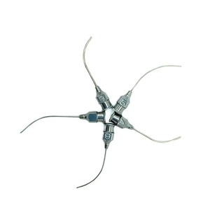 Juego de 5 piezas de instrumentos oftálmicos médicos ajustables manualmente de acero inoxidable, sonda lacrimal curva, equipo de microscopia - Product Image 4