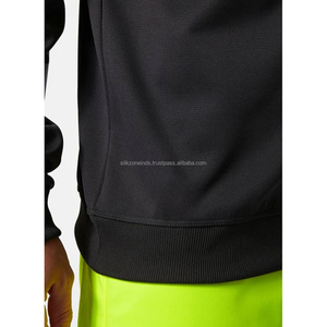 เสื้อสเวตเชิ้ตสะท้อนแสงแบบ Hi-Vis บริการ OEM ชุดทำงานทนไฟ แขนยาว โพลีเอสเตอร์ ความปลอดภัยสูง - Product Image 6