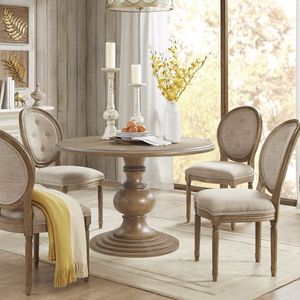 Table à manger ronde sur piétement Lexi de 46 pouces - Product Image 1