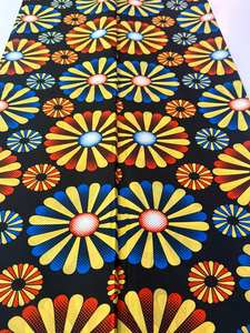 Style éthiopien 100 pour cent coton africain Holland tissu imprimé à la cire pour robes véritable matériel Ankara pour les projets de couture - Product Image 5