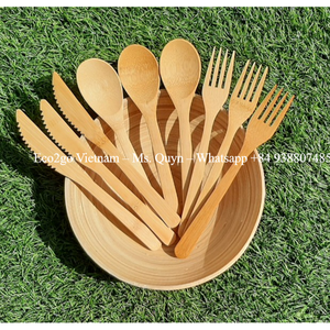 Juego de cubiertos de bambú conveniente de alta calidad/Juego de cubiertos sostenible al por mayor por ECO2GO VIETNAM - Product Image 4