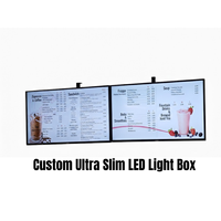 Film rétroéclairé imprimé numériquement sur mesure pour boîte à lumière LED, menu, enseigne, affichage publicitaire pour magasin