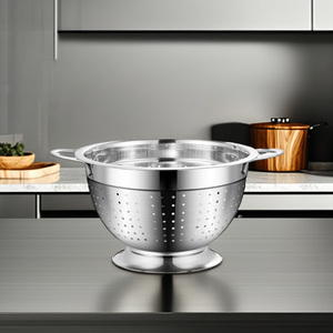 Passoire en acier inoxydable avec drainage rapide, sans BPA, design multifonctionnel pour des pâtes parfaitement cuites à chaque fois, compatible lave-vaisselle - Product Image 5