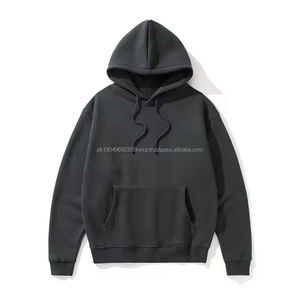 Sweat-shirts à capuche en coton 100% pour hommes, impression en relief de gros poids, vêtements de rue, sweat-shirt personnalisé pour hommes - Product Image 1