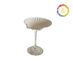 Premium Choice Seashell Glass Elegant Stemware For Luxury Cruise Line Dining And Professional Event Supply - Product Image 1
