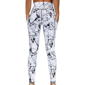 Leggings de Yoga para Mujer, Cintura Alta Elástica, Suaves, Ajustados, Control de Abdomen, Ligeros, con Bolsillos, Colores Personalizados al por Mayor - Product Image 3