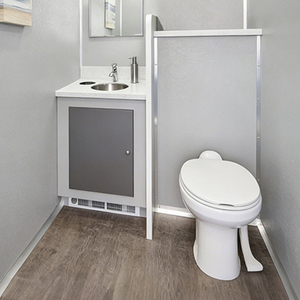 Toilettes et douches de luxe pour extérieur, remorque de toilettes mobiles ou portables à vendre - Product Image 6