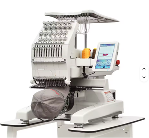 Máquina de bordar industrial OEM de 12 agujas, de una sola cabeza, para camisetas, ropa, gorras, con control por computadora, de acero y aluminio. - Product Image 1