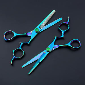 Ensemble de ciseaux de coiffure en acier inoxydable pour droitiers, lame tranchante - Product Image 6