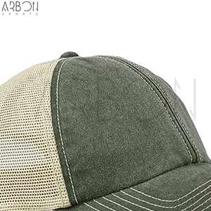 Casquettes 6 panneaux en sergé de coton délavé effet vieilli, durables, légères, confortables, nouvelle tendance, haute qualité, pour adultes - Product Image 6