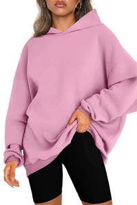 Sudadera con Capucha para Mujer de Primera Calidad con Logotipo Personalizado, Ecológica, Transpirable, de Color Sólido - Product Image 2