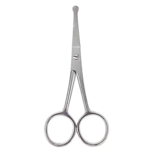 OEM Manufacturer's Beauty Salon Nail Cuticle Eyebrow Scissors and <b>Nose</b> Hair Scissors Smooth Stainless Steel <b>Nose</b> Hair Scissors - Product Image 1