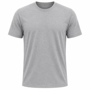 Camiseta de Hombre de Algodón Blanco, Cuello Redondo, Manga Corta, Corte Regular, Estilo Casual, Tejido de Punto - Product Image 4