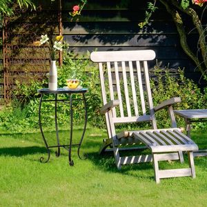 Supporto per Piante da Esterno Rotondo in Mosaico da 14 Pollici per Patio o Giardino - Product Image 3