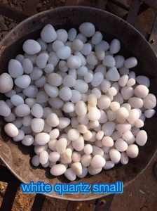 Cailloux décoratifs en pierre blanche naturelle de haute qualité Agate hautement polie pour la décoration de jardin paysager ou d'hôtel - Product Image 6