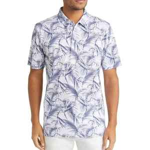 Camiseta Polo de Golf con Estampado de Verano y Bordado, de Manga Corta, Fabricada por Fábrica OEM Profesional, Camisetas Polo para Hombre - Product Image 3