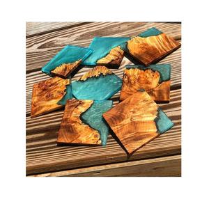 Posavasos de Madera de Lujo para Mesa de Café, Juego de Posavasos Reutilizables para Bebidas, para el Hogar y Bodas - Product Image 4