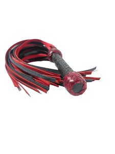 Fouet en cuir durable résistant aux chocs, poignée antidérapante, poids équilibré, stimulation précise et sensuelle, taille personnalisée - Produits Bondage - Product Image 2